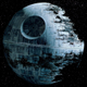 The second Death Star, from “Return of the Jedi”, under construction.